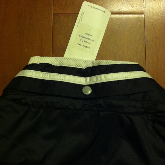 K-Swiss Piped Bomber-Style Track Jacket - Picture 6 of 6